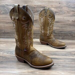 Double H Daniela Buckaroo Women 7.5W Wide Round Toe 12" Western Boots USA DH5159